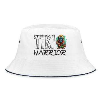 Tiki Warrior Collection - Bob - blanc/marine - Devant