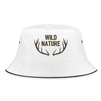 Bois de cerf & Nature sauvage - Bob - blanc/marine - Devant