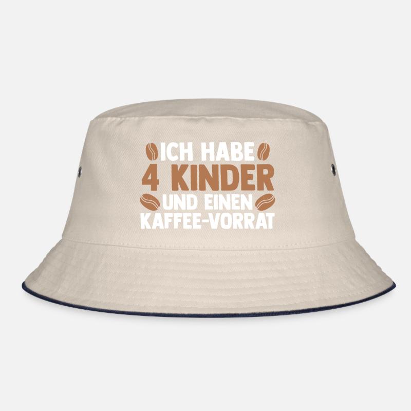 Mama Von 4 Kindern Kaffe Bucket Hat