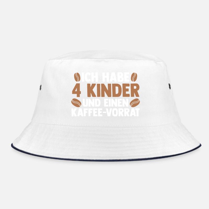 Mama Von 4 Kindern Kaffe Bucket Hat