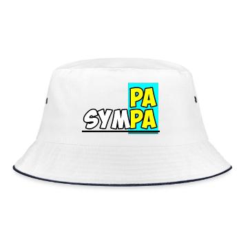 Nice Dad - Bucket Hat - white/navy - Front