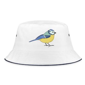 petit bleu, multicolore - Bob - blanc/marine - Devant
