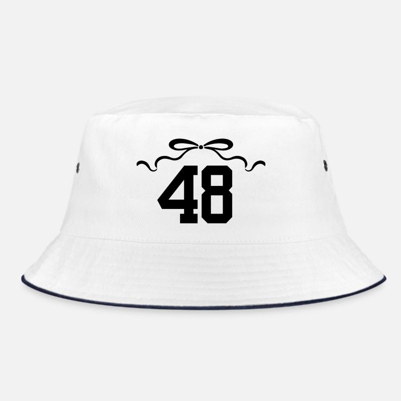 Number 48 Knot - 48th Anniversary Bucket Hat