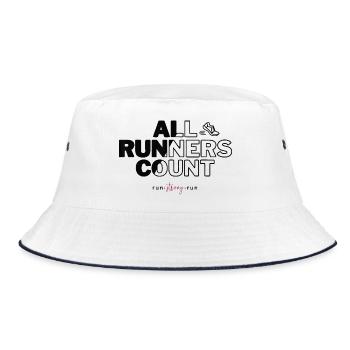 All Runners Count Gift For Runners - Bob - blanc/marine - Devant