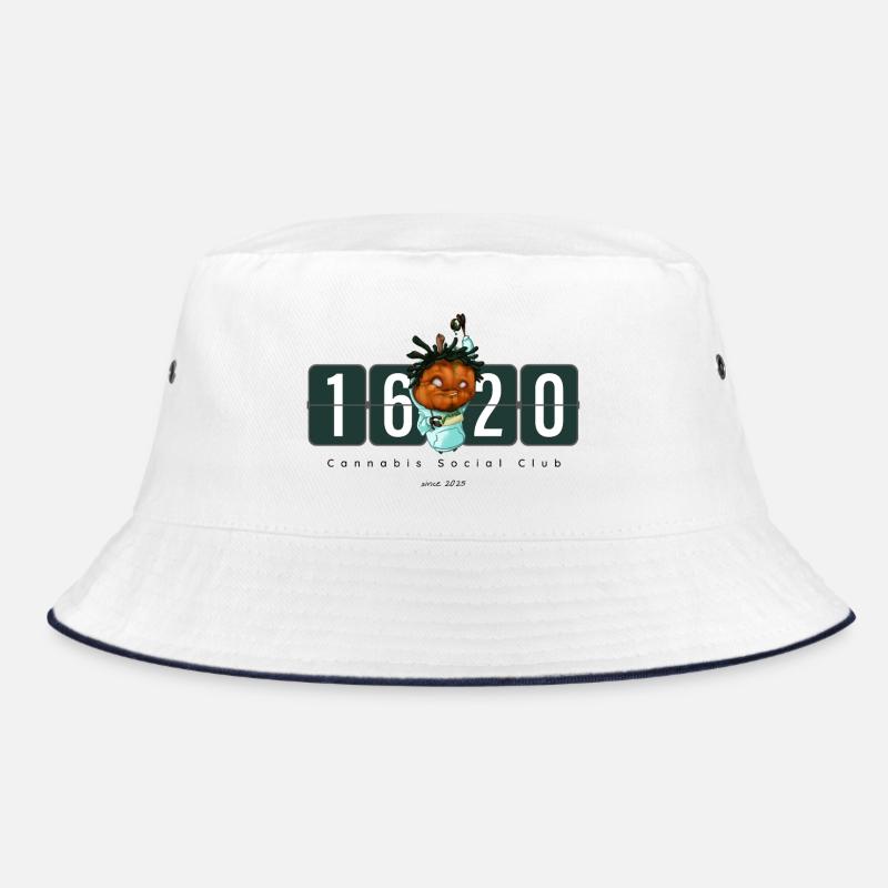 1620 Logo standard - Bucket Hat - Weiß/Navy