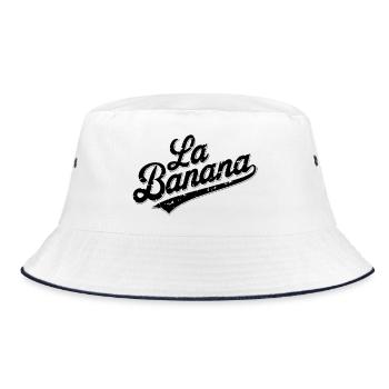 La banana - Bucket Hat - white/navy - Front