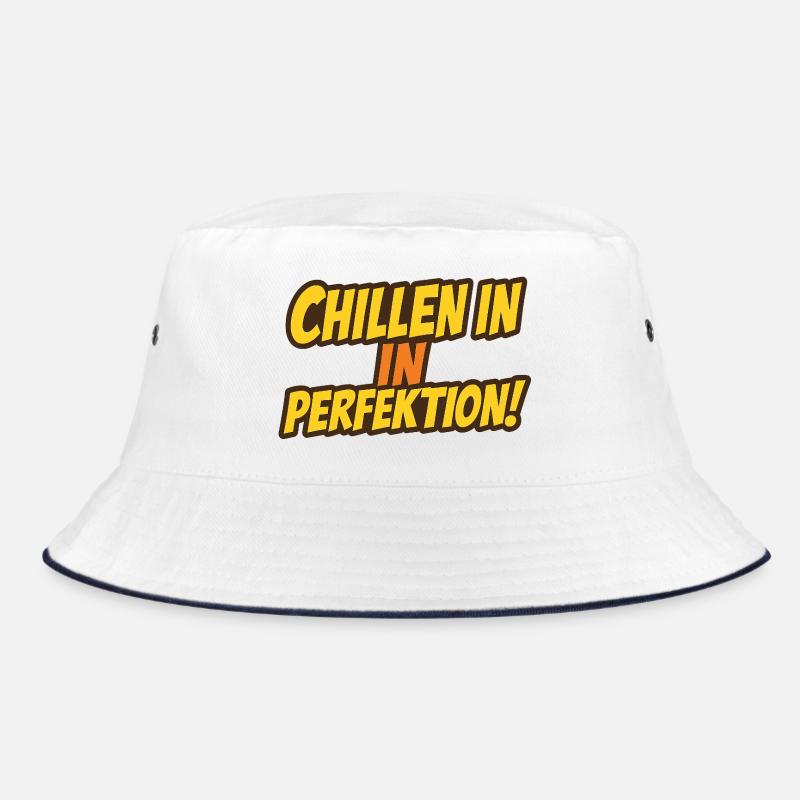 Lässige Retro-Comic Schriftart Design Bucket Hat