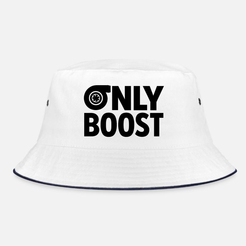 Only Boost Turbo - Bucket Hat - Weiß/Navy