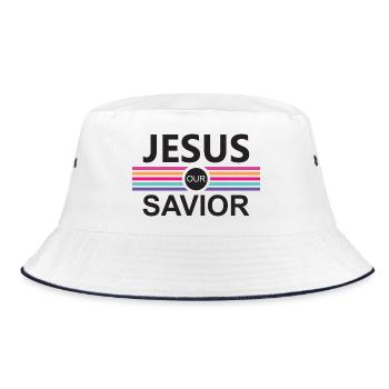 Religious inspiration - Bucket Hat - white/navy - Front