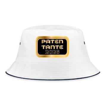 PATENTANTE 2026 CHRISTLICHER GLAUBE - Bucket Hat - Weiß/Navy - Vorne