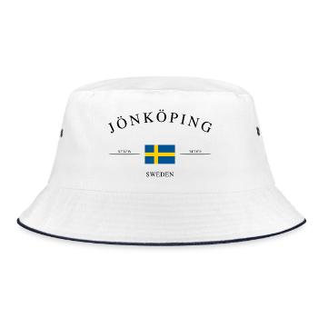 Jönköping, Suède – Souvenir et cadeau de Noël - Bob - blanc/marine - Devant
