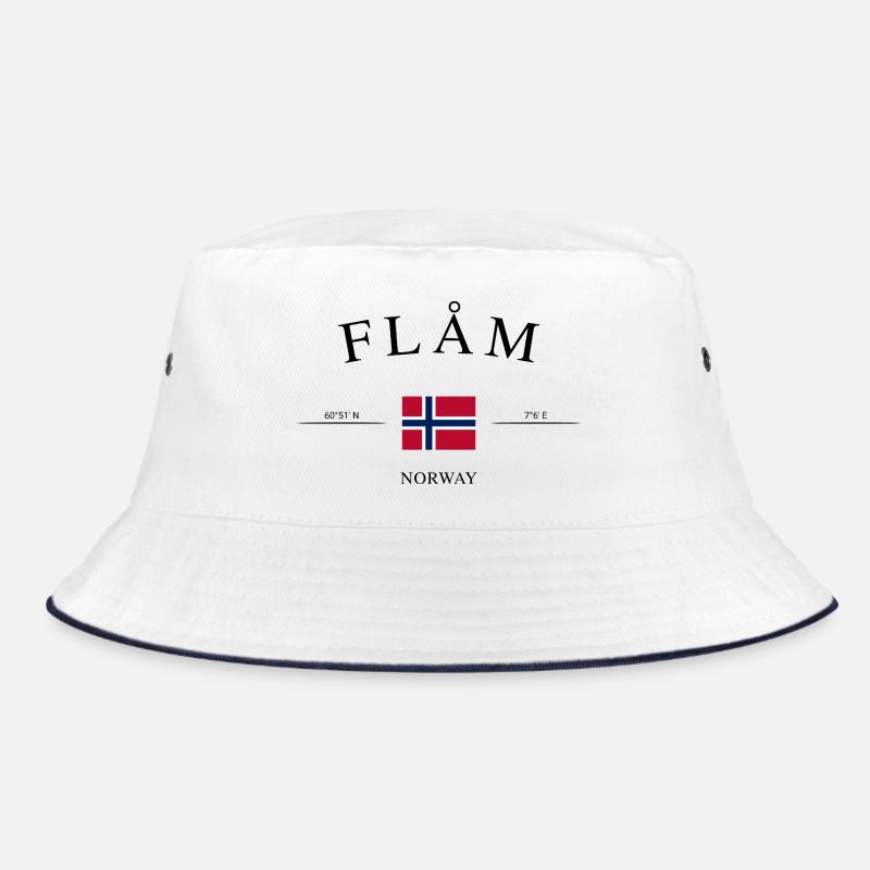 Flåm Norway – Holiday Souvenir & Gift Bucket Hat