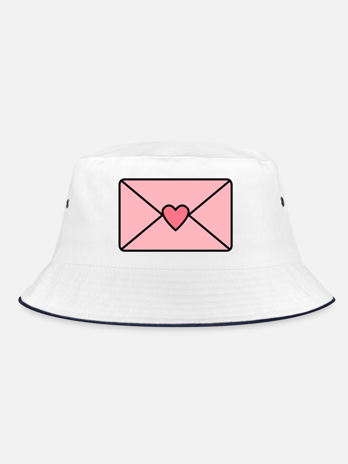 Lettre d’amour avec cœur - Bob - blanc/marine - Devant