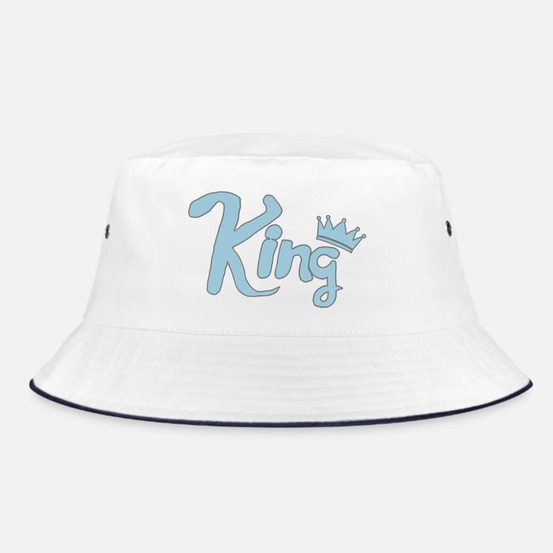 King Blue Crown Bucket Hat