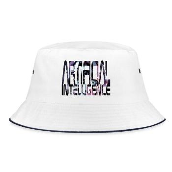Artificial Intelligence - Bucket Hat - white/navy - Front