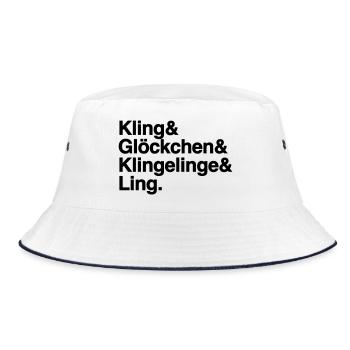 Christmas K&G&K&L - Bucket Hat - white/navy - Front