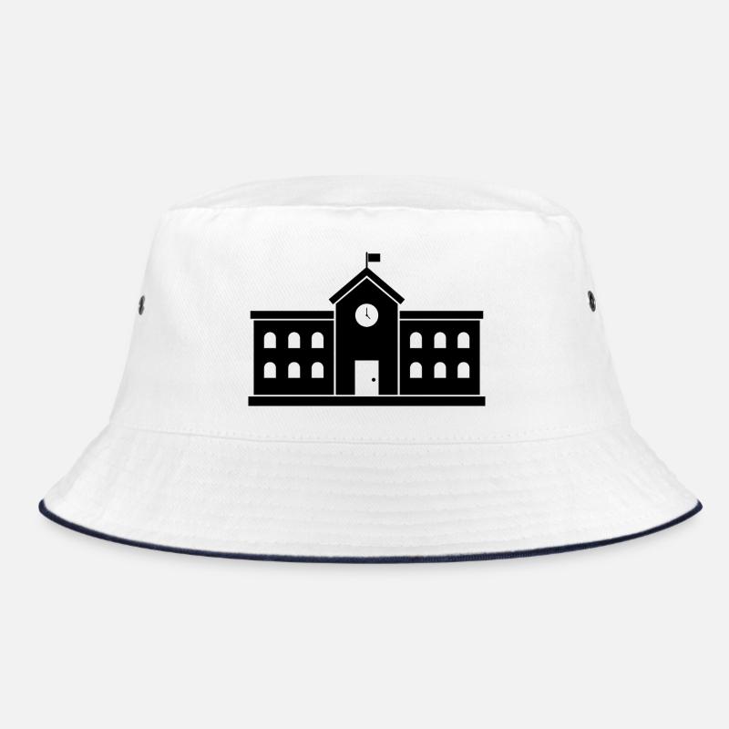 School building Bucket Hat