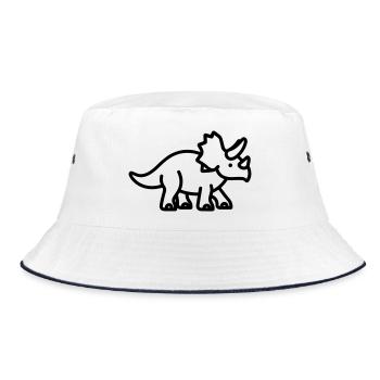 triceratops - Bob - blanc/marine - Devant
