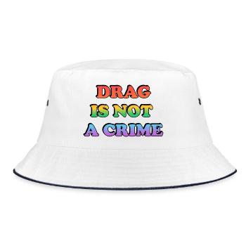 Le drag n’est pas un crime - Bob - blanc/marine - Devant