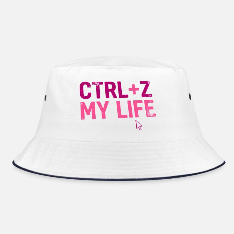 Developer Fun Bag, CTRL + Z My Life Bucket Hat