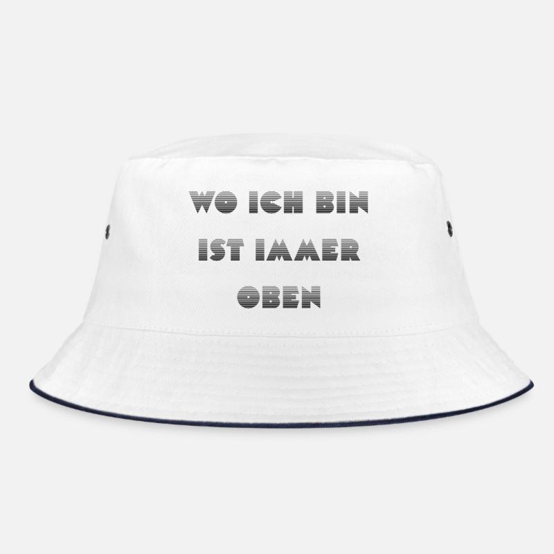 Wie ein Kompass: Ich bin immer oben Bucket Hat