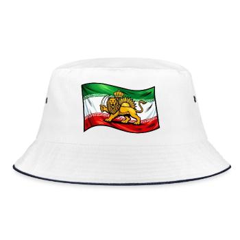 Drapeau de la Perse et de l’Iran - Bob - blanc/marine - Devant