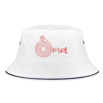 Garden Hose Gardener Grandma - Bucket Hat - white/navy - Front