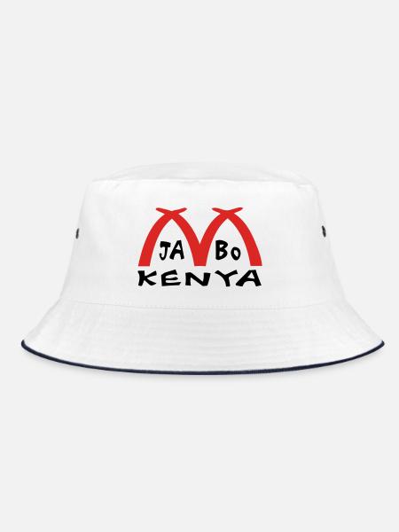 Kenyan - Bob - blanc/marine - Devant