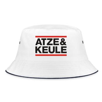 theorems and club- - Bucket Hat - white/navy - Front