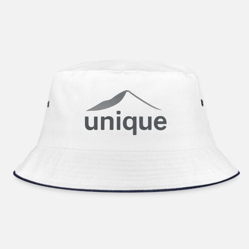 "Unique mountain design" Bucket Hat