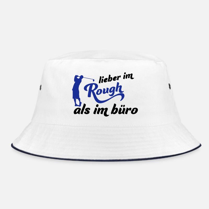 Golf - Bucket Hat - Weiß/Navy