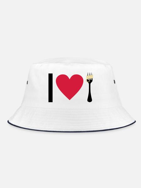 I love Pasta - Bob - blanc/marine - Devant