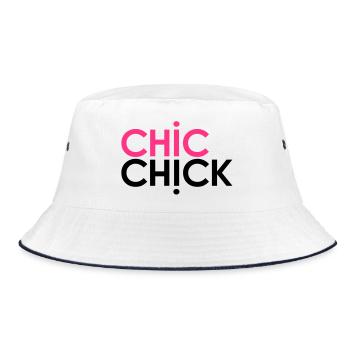 Chic Chick - Bob - blanc/marine - Devant