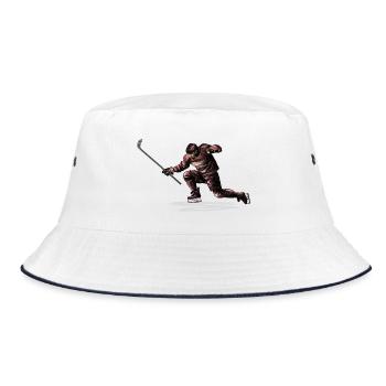 goal - Bucket Hat - white/navy - Front