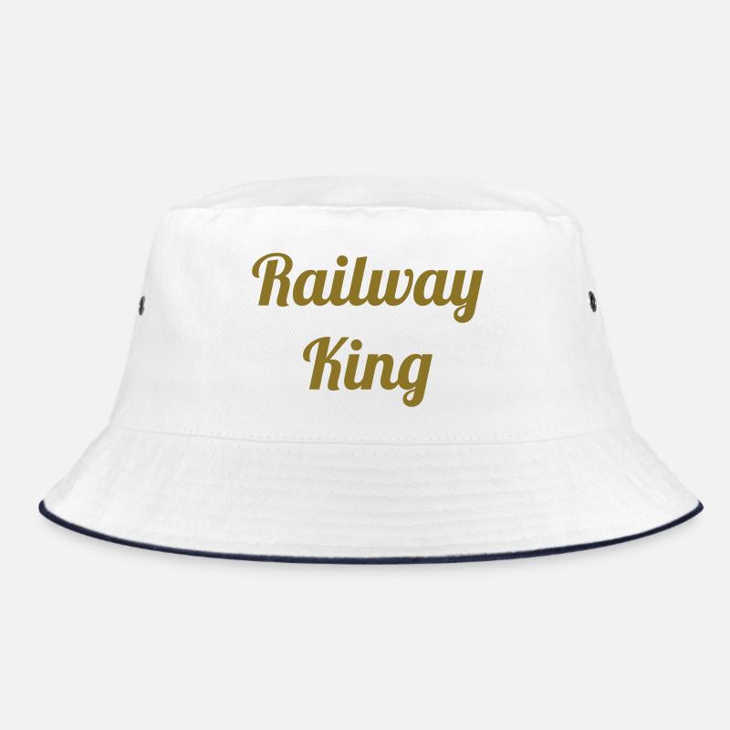 Railway Railwayman Cheminot Train Eisenbahn Bucket Hat