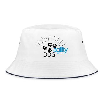 agility - Bucket Hat - white/navy - Front