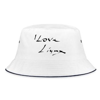 Linux, Software, Programming - Bucket Hat - white/navy - Front