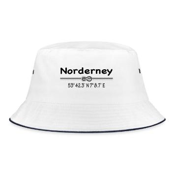 Coordonnées Norderney - Bob - blanc/marine - Devant