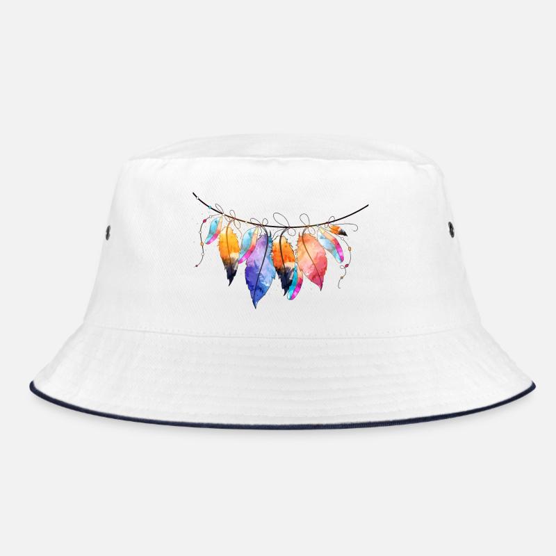 Farbenfroher Traumfänger-Design Bucket Hat