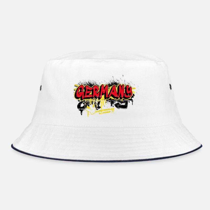 Germany Graffiti Flags Design Bucket Hat