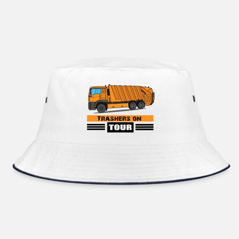 Garbage truck Garbage truck Professions Garbage man Garbage collection Bucket Hat