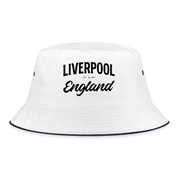 Liverpool Retro Design England - Bob - blanc/marine - Devant