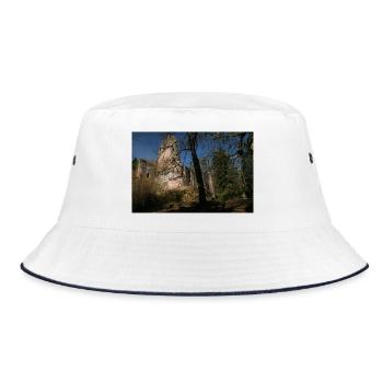 Château mystique de Waldeck (nord de la Forêt-Noire) - Bob - blanc/marine - Devant