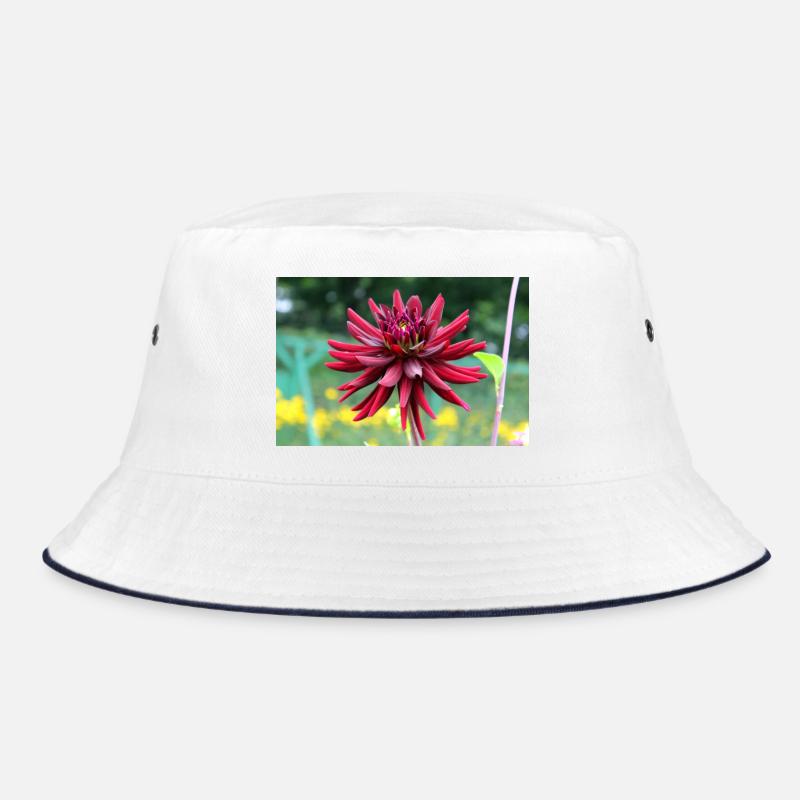 Blume rot rote Blume Bucket Hat