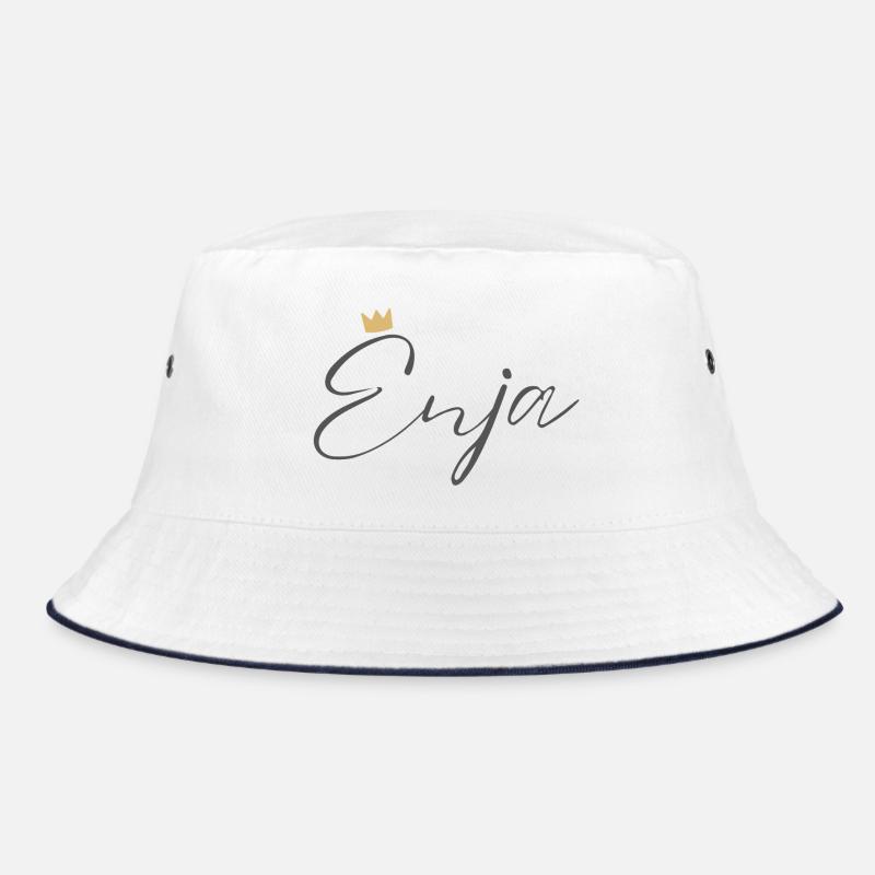 Prinzessin Enja Crown Hemd – Name mit Buchstabe E Bucket Hat
