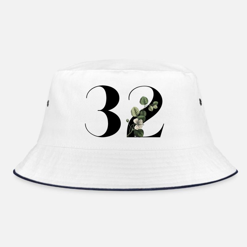 Nummer 32 Blumengrün - 32. Blumengeburtstag Bucket Hat