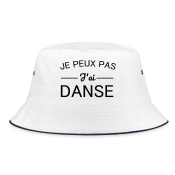 Je peux pas j'ai danse - Bob - blanc/marine - Devant