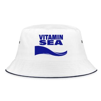VITAMINE DE MER - Bob - blanc/marine - Devant
