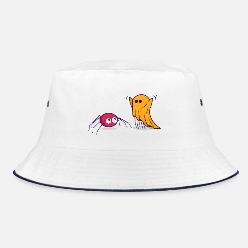 Halloween Spinne Geist Comic Cartoon Comic Bucket Hat