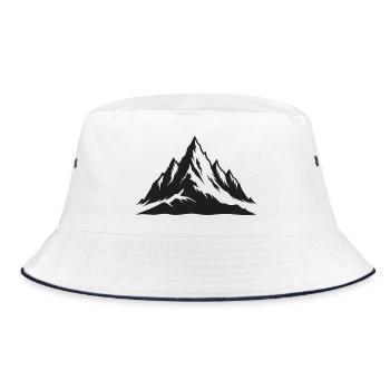 Montagnes - Bob - blanc/marine - Devant